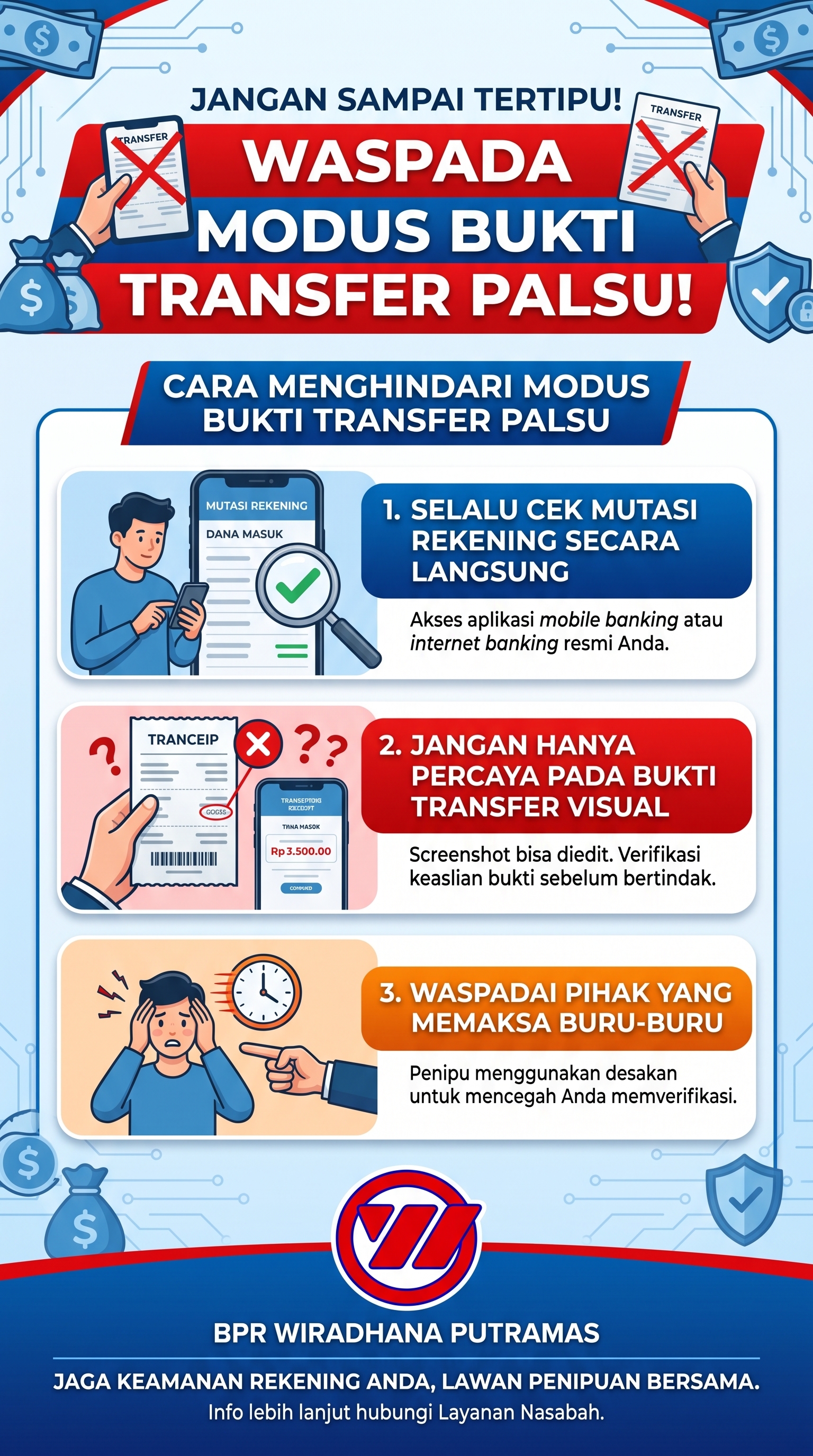 Waspada Modus Bukti Transfer Palsu! Jangan Sampai Tertipu