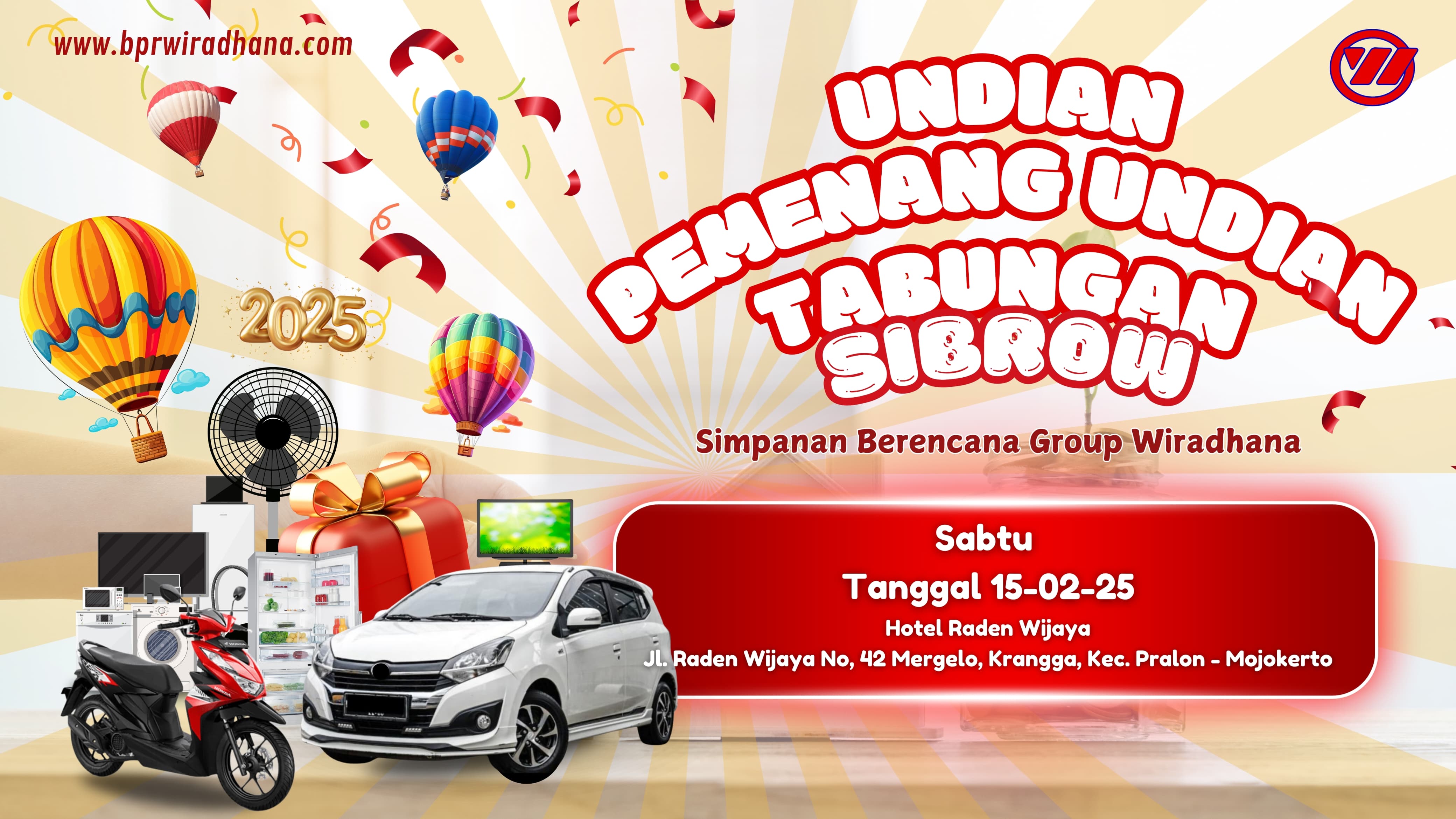Pengundian Hadiah Tabungan SiBROW Periode 2